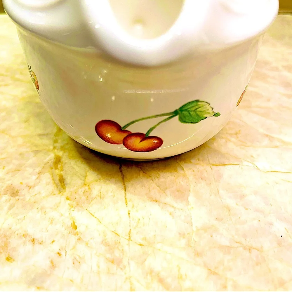 Pfaltzgraff Berry Basket Gravy Boat.  Made in USA